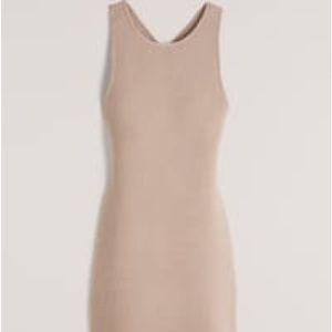 Scuba Cross-back Elevated Knit mini dress A&F